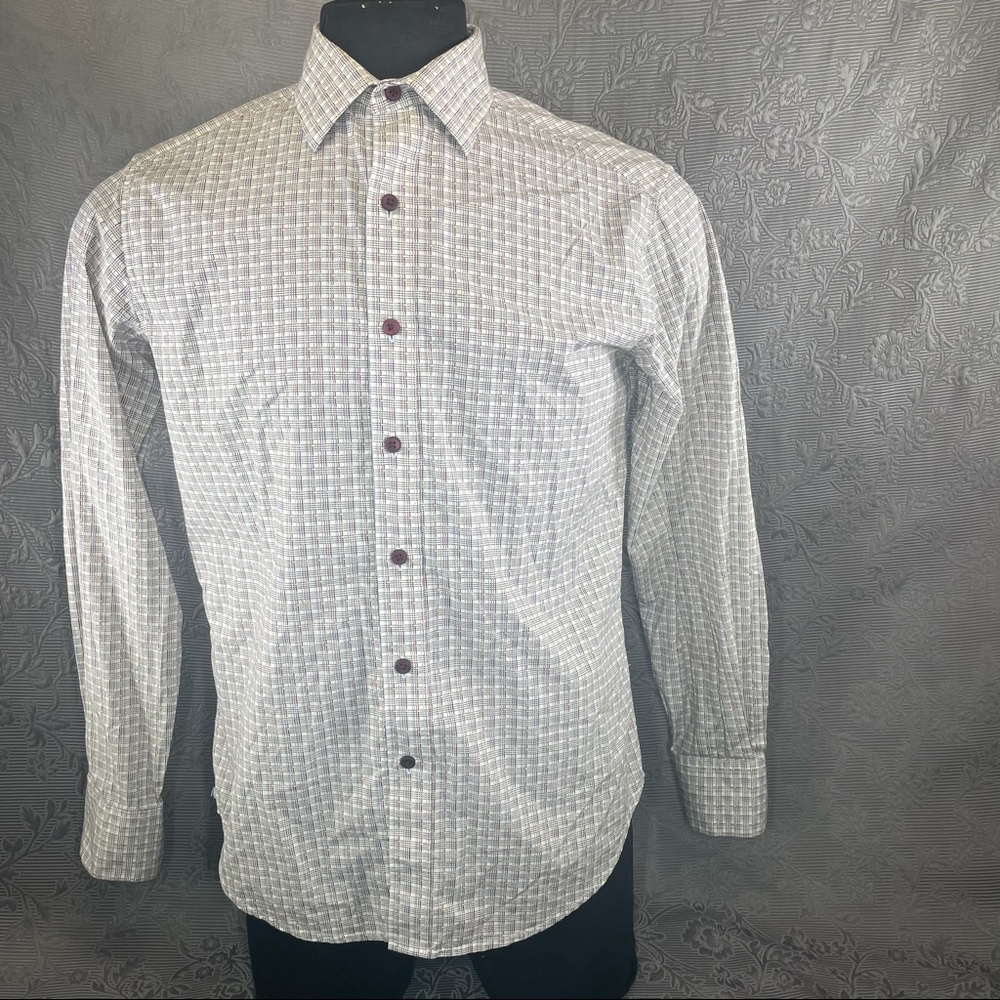 Robert Graham Multicolored Check Button Up - image 2